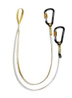 Singing Rock Bungee double tool lanyard with mini karabiners