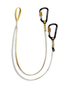 Singing Rock Bungee double tool lanyard with mini karabiners