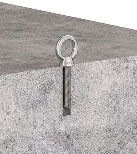 XPLORA Concrete Mount Anchor Point, M16 x 100mm - 15kN