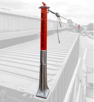 BTS Shipping Container Post Bollard 22kN C/W Bag