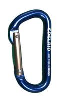 Edelrid Single Action Alloy Karabiner Blue. Gear Only