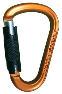 Skylotec Passo TRI - 30mm triple action gate. ORANGE/BLACK