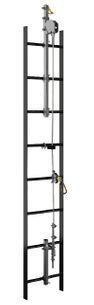 Lad-Saf Vertical Cable System Bracketry, Rung, 4 user, galva