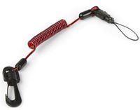 Gripps Coil E-Tether with Poly Clip (Non-Conductive)
