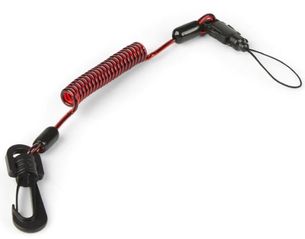 Gripps Coil E-Tether with Poly Clip (Non-Conductive)