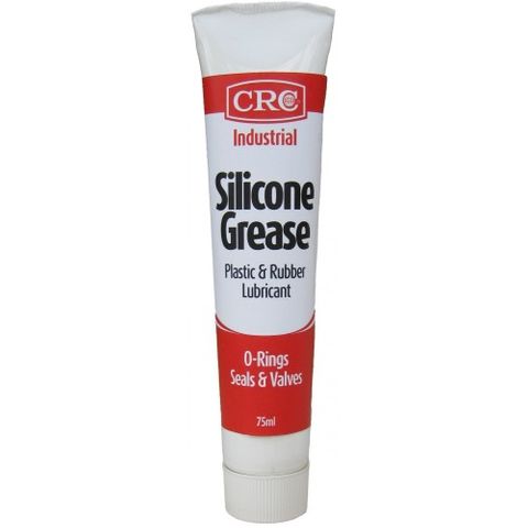 CRC SILICONE GREASE PLASTIC & RUBBER LUBRICANT 75ML EA