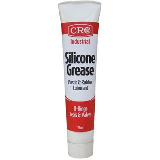 CRC SILICONE GREASE PLASTIC & RUBBER LUBRICANT 75ML EA