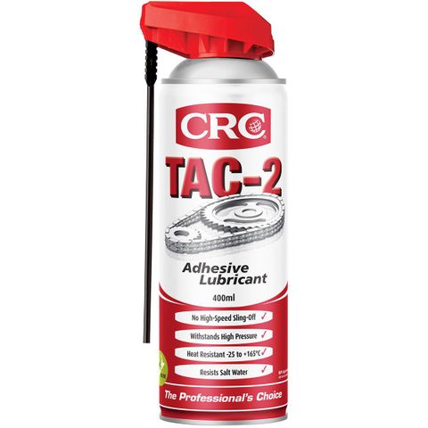 CRC TAC-2 INDUSTRIAL ALL PURPOSE ADHESIVE LUBRICANT AEROSOL 400ML EA