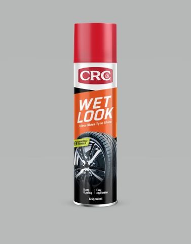 CRC WET LOOK TYRE SHINE ULTRA GLOSS AEROSOL 500ML EA