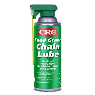 CRC CHAIN LUBE SEMI-SYNTHETIC FOAMING (FOOD GRADE) AEROSOL 340G EA