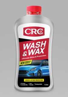 CRC WASH AND WAX BOTTLE 1L EA