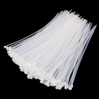 CABLE TIES WHITE 368 X 4.8 MM PACK/50