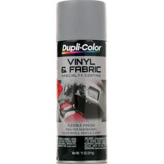 DUPLI-COLOR VINYL AND FABRIC SPRAY MEDIUM GREY AEROSOL 312G EA