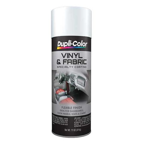 DUPLI-COLOR VINYL AND FABRIC SPRAY WHITE AEROSOL 312G EA