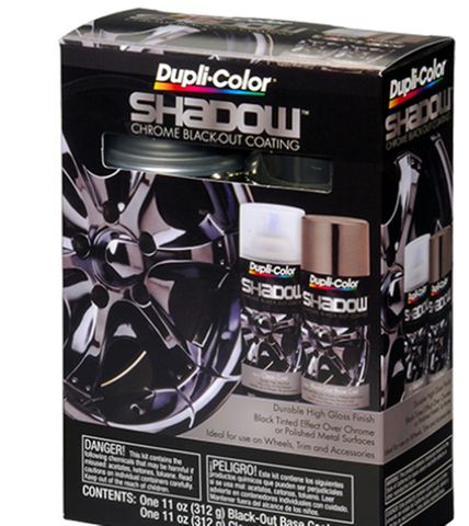 DUPLI-COLOR SHADOW CHROME BLACKOUT COATING KIT AEROSOLS EA