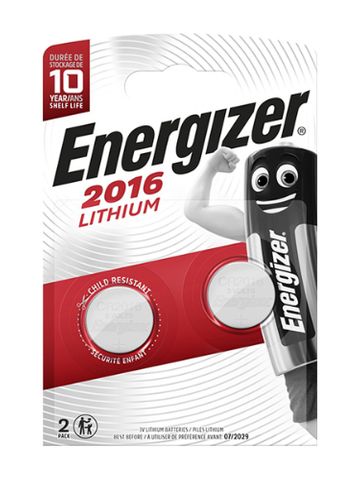 ENERGIZER COIN BATTERY LITHIUM CR2016 3V BL/1