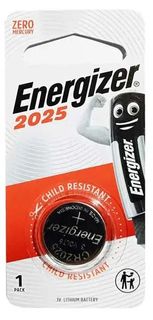 ENERGIZER COIN BATTERY LITHIUM CR2025 3V BL/1