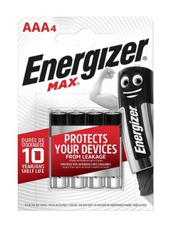 ENERGIZER MAX BATTERY AAA BL/4