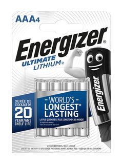 ENERGIZER BATTERY LITHIUM AAA BL/2