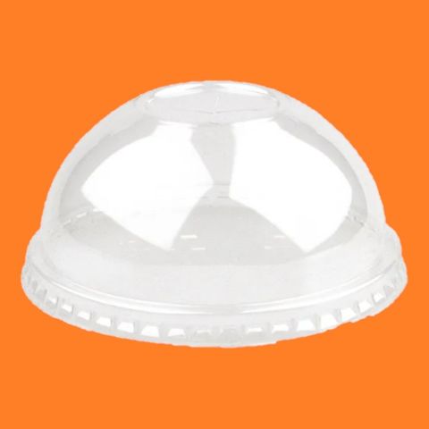 DOME LIDS (TO SUIT CUPS PLASTIC CLEAR 360ML/12 OZ) BOX/1000