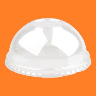 DOME LIDS (TO SUIT CUPS PLASTIC CLEAR 360ML/12 OZ) BOX/1000