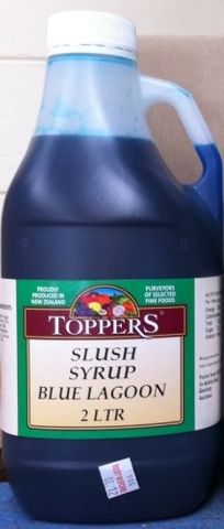 SLUSH SYRUP BLUE LAGOON 2L BOX/6