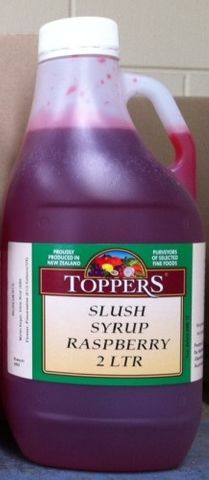 SLUSH SYRUP RASPBERRY 2L BOX/6