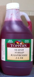 SLUSH SYRUP RASPBERRY 2L BOX/6