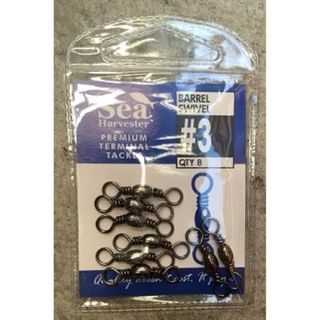 SEA HARVESTER BLUE BARRELL SWIVEL #3 PACK/8