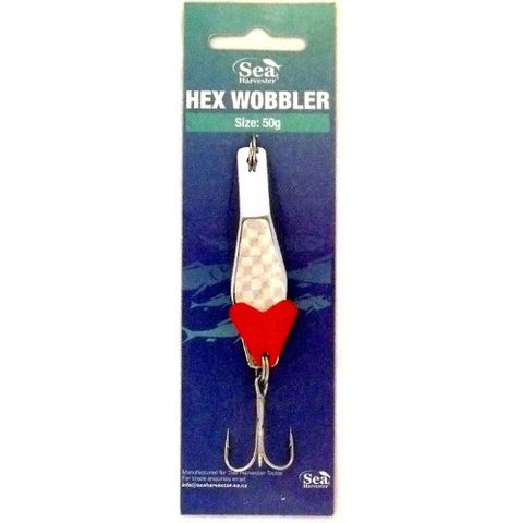 LURES HEX WOBBLER 32 GRM (2/0 TREBLE) EA