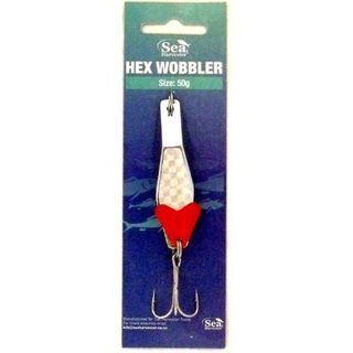 LURES HEX WOBBLER 42 GRM (2/0 TREBLE) EA