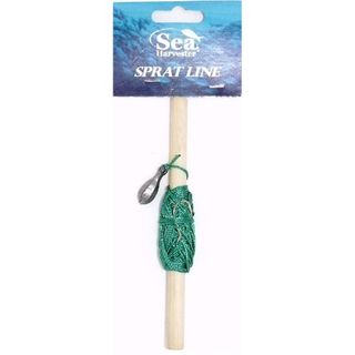 SEA HARVESTER SPRAT HAND LINE WITH SINKER AND HOOK EA