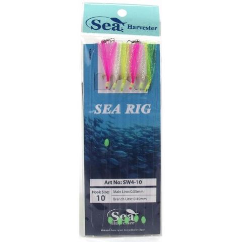 SEA HARVESTER SABIKI SEA RIG HOOK SIZE 10 EA