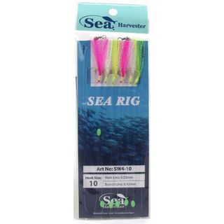 SEA HARVESTER SABIKI SEA RIG HOOK SIZE 10 EA