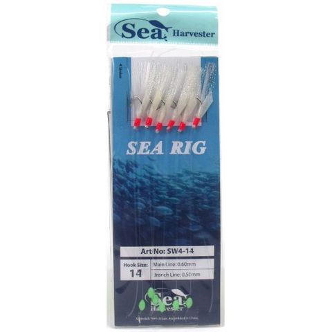 SEA HARVESTER SABIKI SEA RIG HOOK SIZE 14 EA