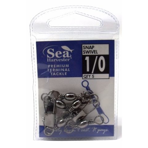 SEA HARVESTER BLUE SNAP SWIVEL #1 PACK/6