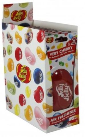 AIR FRESHENERS JELLY BELLY ASSORTED SCENTS (3D) BOX/12