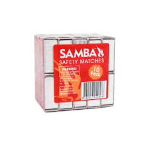 SAMBA SAFETY MATCHES (BOX/90) PACK/3
