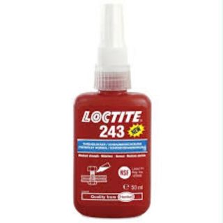 LOCTITE 243 THREADLOCKER SUPER NUT LOCK MED STRENGTH 50ML EA