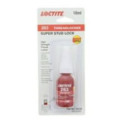 LOCTITE 263 THREADLOCKER SUPER STUD LOCK HIGH STRENGTH 10ML BL/1