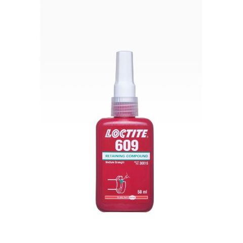 LOCTITE 609 RETAINING COMPOUND HIGH STRENGTH 50ML EA