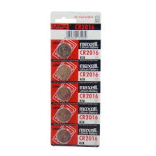MAXELL COIN BATTERY LITHIUM CR2016 3V PACK/5