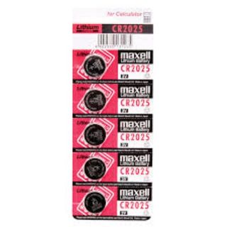 MAXELL COIN BATTERY LITHIUM CR2025 3V PACK/5
