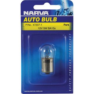 NARVA BULB 12V 5W BA15s PARK/TAIL (47207) BL/1