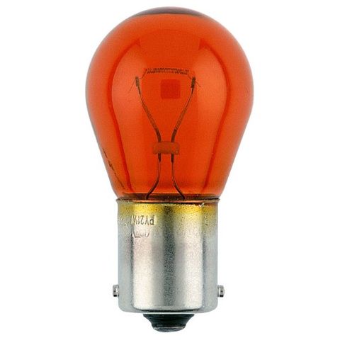 NARVA BULB 12V 21W BA15s AMBER (47383) BL/1