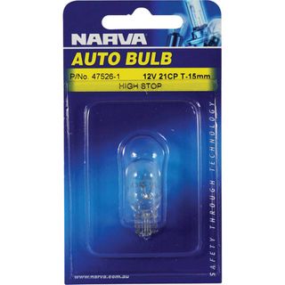 NARVA BULB 12V 21CP T-15MM WEDGE (47526) BL/1