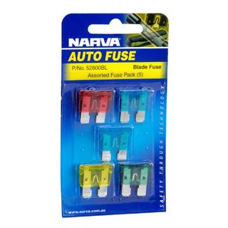 NARVA FUSE 2-BLADE MICRO ASSORTED AMP (52800) BL/5