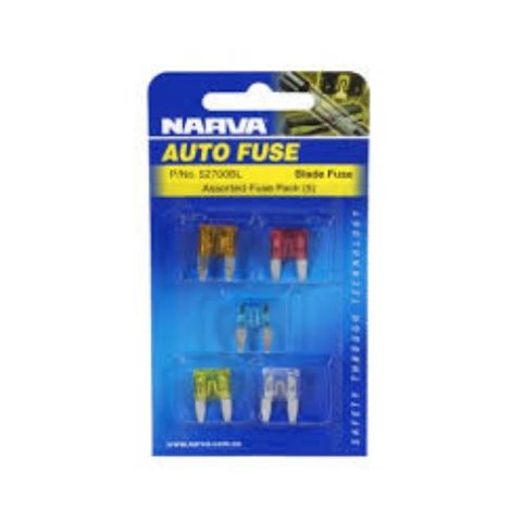 NARVA FUSE MINI 10AMP RED (52710) BL/5