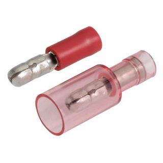 NARVA TERMINAL BULLET MALE RED 2.5-3MM (56046) BL/14