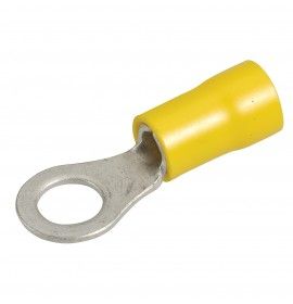 NARVA TERMINAL RING YELLOW 6.3MM (56088) BL/12